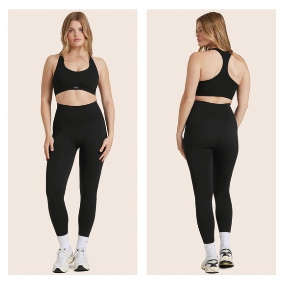 Set Active Sculptflex Power High-Rise Leggings in Onyx Size XS - Picture 1 of 6